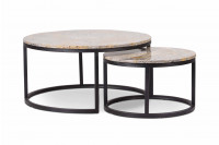 Karl Marble Coffee Table | Buy Modern Round Coffee Table Online | IDUS